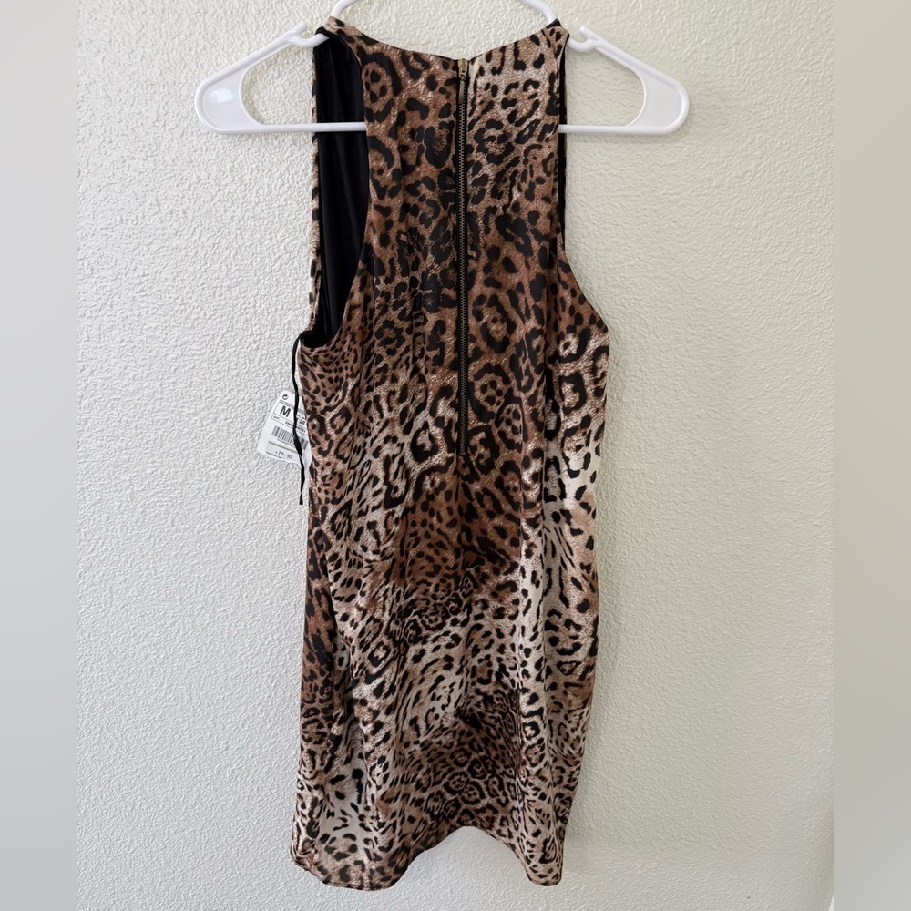 NWT ZARA Leopard Print Dress Size Medium - Picture 4 of 4